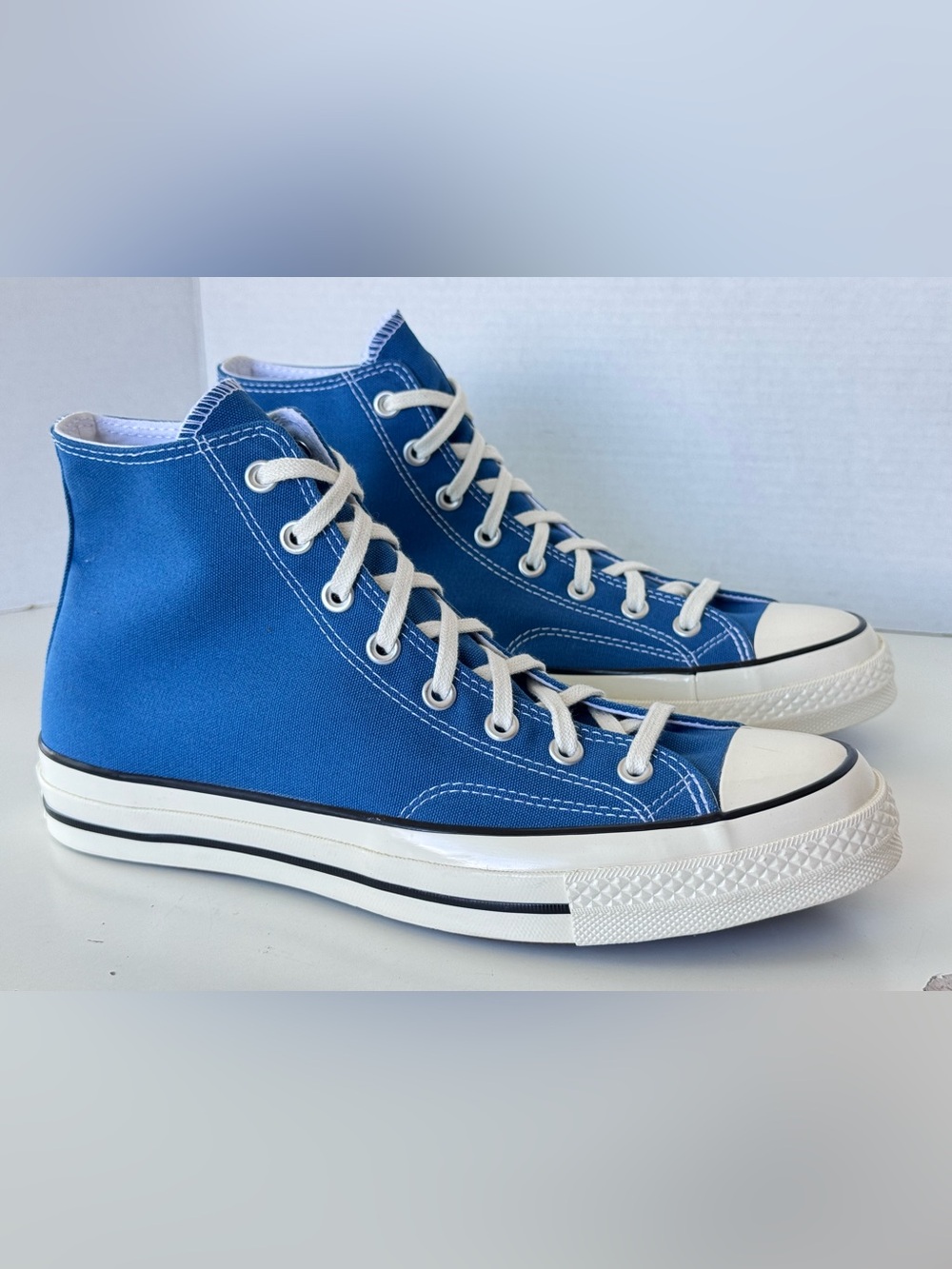 Converse Chuck Taylor 70 Hi Canvas Armor Blue High Canvas Lace Up Sneaker Shoes